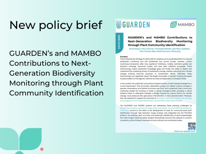 New co-published policy brief with GUARDEN