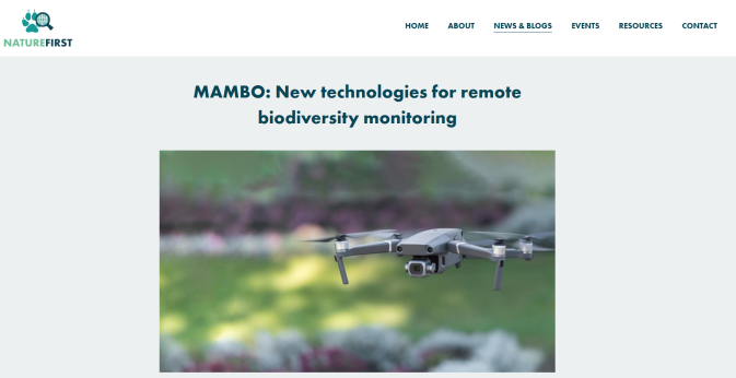 MAMBO is covered on sister project Nature FIRST's website