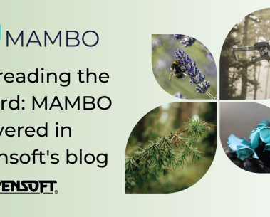 Spreading the word: MAMBO covered in Pensoft's blog