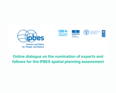 Online dialogue on the nomination of experts and fellows for the IPBES spatial planning assessment