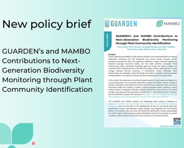 New co-published policy brief with GUARDEN